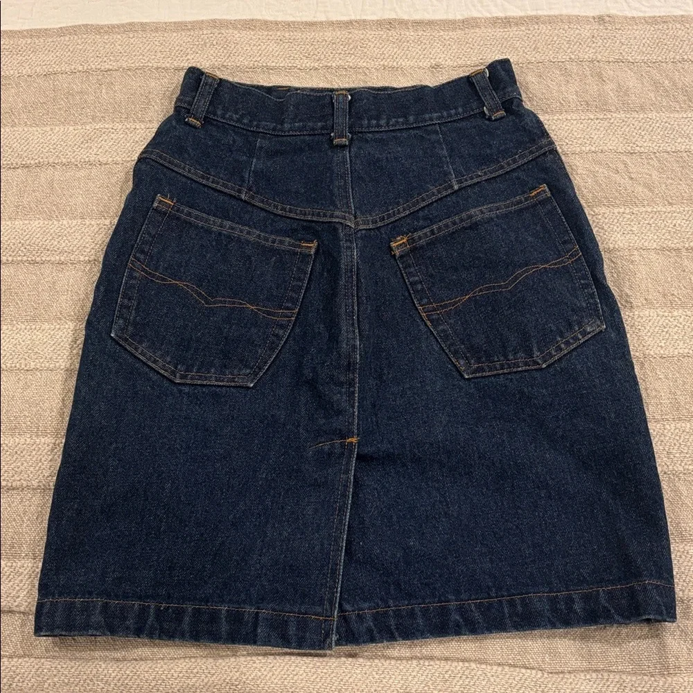 Vintage '80s Gap 100% Cotton Denim Pencil Skirt‎ Size 5/6